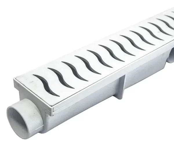 GRELHA PLASTICA C/COLETOR BRANCO - GLOBAL PLASTIC