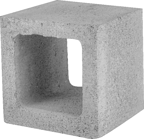 BLOCO 19X19X19 (METADE) VAZADO