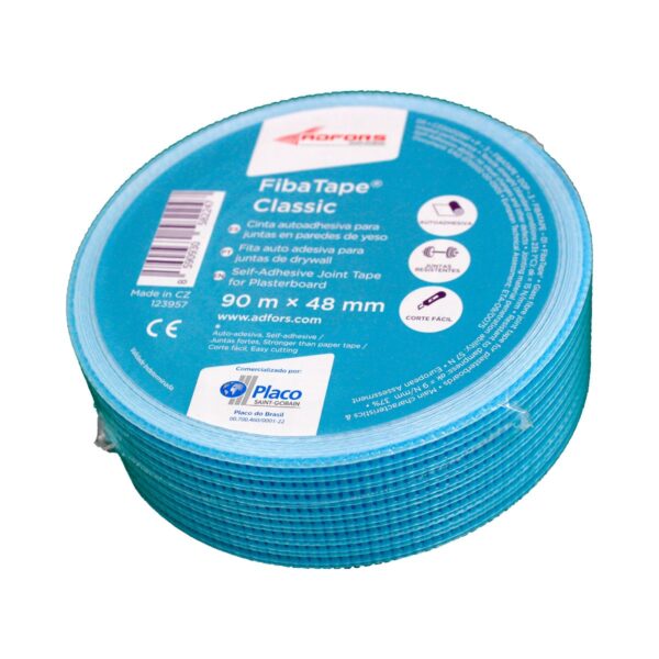 FITA TELADA AZUL TAPE CLASSIC DRYWALL 90MX48MM - PLACO