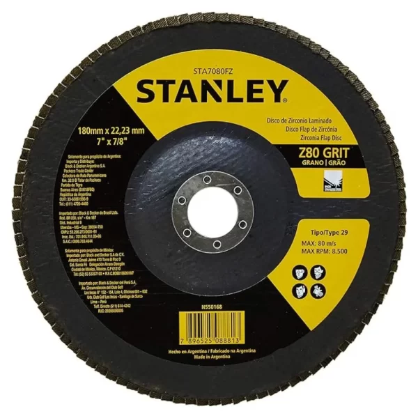 DISCO FLAP 7 X 7 80 - STANLEY