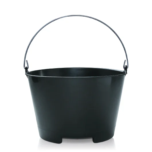 BALDE PLASTICO REFORÇADO PRETO 10L – GUEPAR