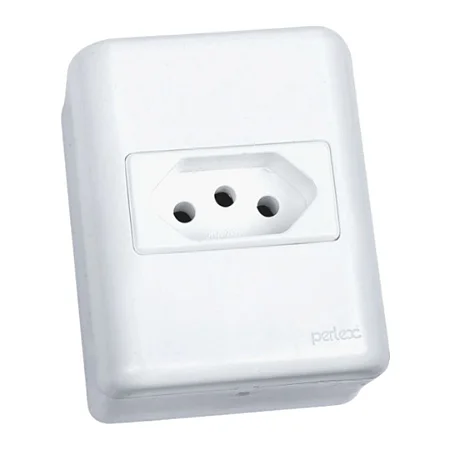 TOMADA SOBREPOR 2P+T 10A – PERFLEX