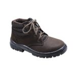 BOTINA NOBUCK VELCRO PU MARROM 41   – IMBISEG