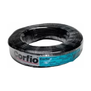 CABO FLEX 450/750V BWF 1X2,5MM PRETO - CORFIO