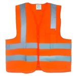 COLETE REFLETIVO LARANJA BOLSO G – PLASTCOR