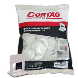 ESPAÇADOR NIVELADOR 1,0MM  50 UNIDADES - CORTAG
