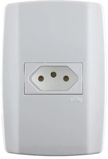 TOMADA 2P + 20A HORIZONTAL SLIM 80151 – ILUMI